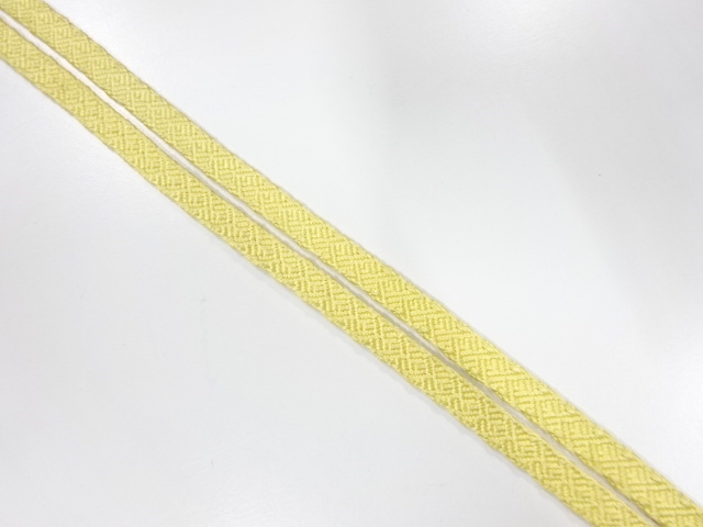 アンティーク　帯留め用　手組三分紐